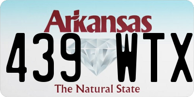 AR license plate 439WTX