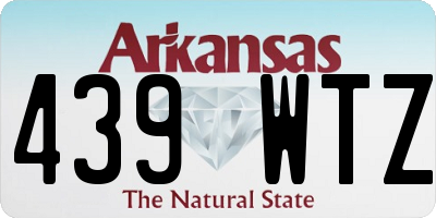 AR license plate 439WTZ