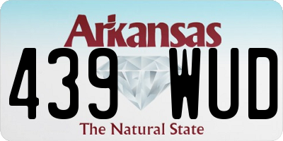 AR license plate 439WUD