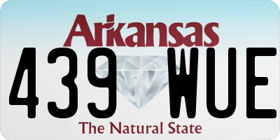 AR license plate 439WUE