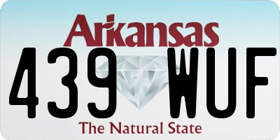 AR license plate 439WUF