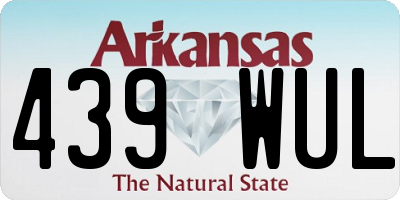 AR license plate 439WUL