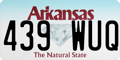 AR license plate 439WUQ