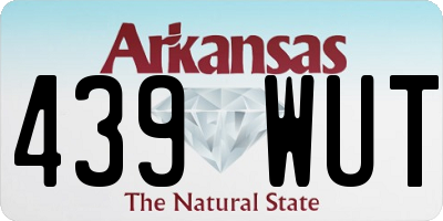 AR license plate 439WUT