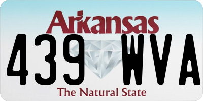 AR license plate 439WVA