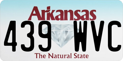 AR license plate 439WVC