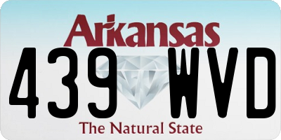 AR license plate 439WVD