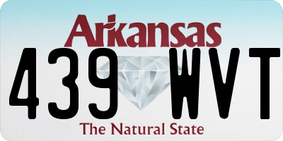 AR license plate 439WVT