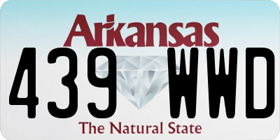 AR license plate 439WWD