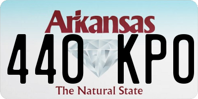 AR license plate 440KPO