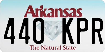 AR license plate 440KPR