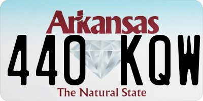 AR license plate 440KQW