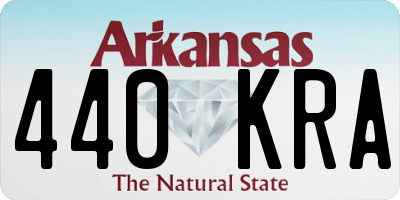 AR license plate 440KRA