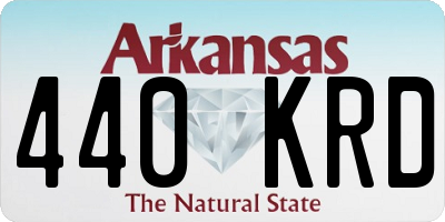 AR license plate 440KRD