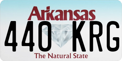 AR license plate 440KRG