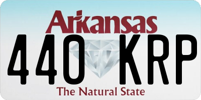 AR license plate 440KRP