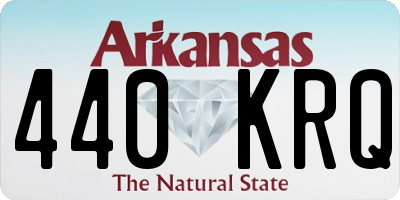 AR license plate 440KRQ