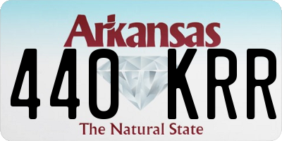 AR license plate 440KRR