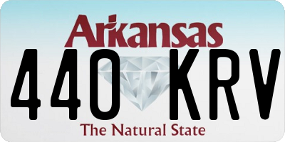 AR license plate 440KRV
