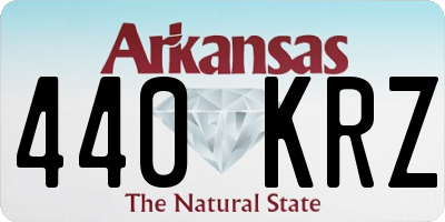 AR license plate 440KRZ