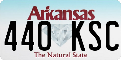 AR license plate 440KSC