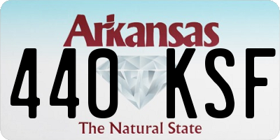 AR license plate 440KSF