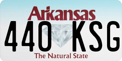 AR license plate 440KSG