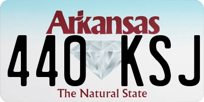 AR license plate 440KSJ