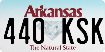 AR license plate 440KSK