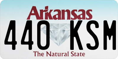 AR license plate 440KSM
