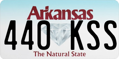 AR license plate 440KSS