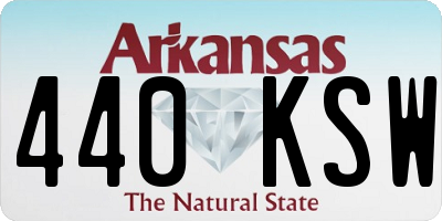 AR license plate 440KSW