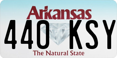 AR license plate 440KSY