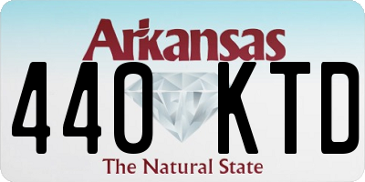 AR license plate 440KTD