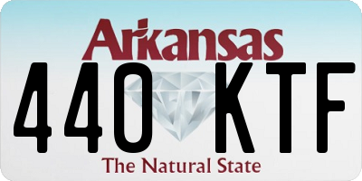 AR license plate 440KTF