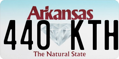 AR license plate 440KTH