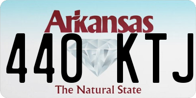 AR license plate 440KTJ