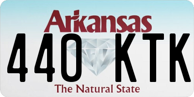 AR license plate 440KTK