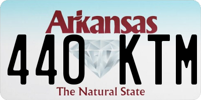 AR license plate 440KTM