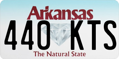 AR license plate 440KTS
