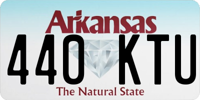 AR license plate 440KTU