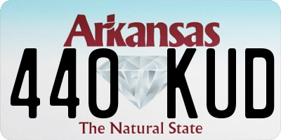 AR license plate 440KUD