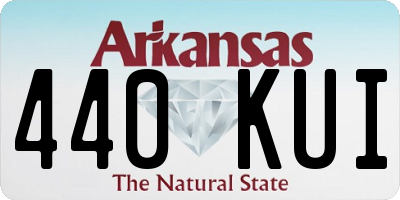 AR license plate 440KUI