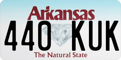AR license plate 440KUK