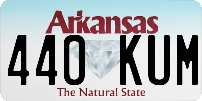 AR license plate 440KUM