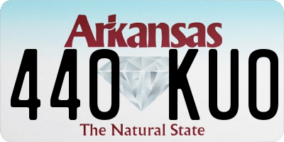 AR license plate 440KUO