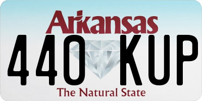 AR license plate 440KUP