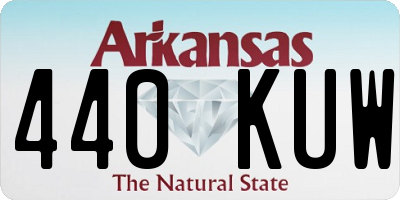 AR license plate 440KUW