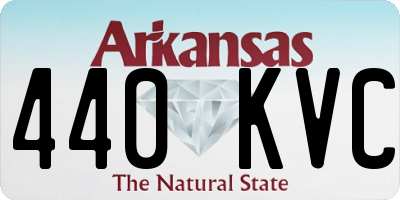 AR license plate 440KVC