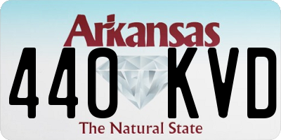 AR license plate 440KVD